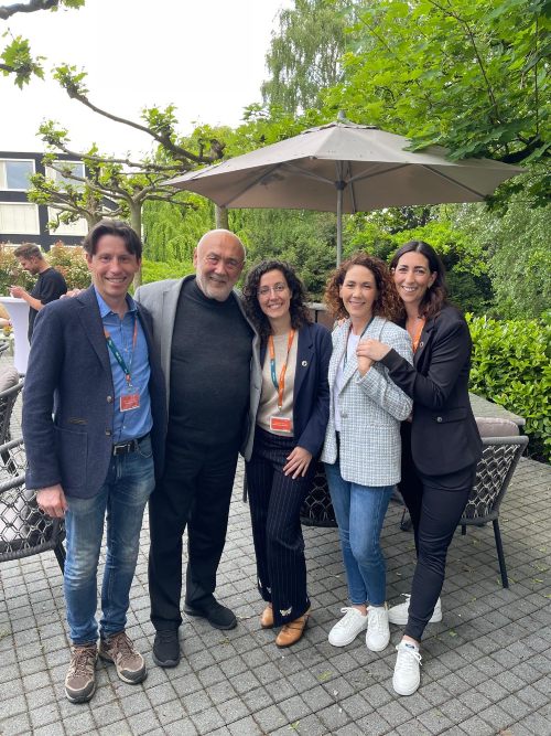 Posando con la familia Gleim en el evento de BEMER